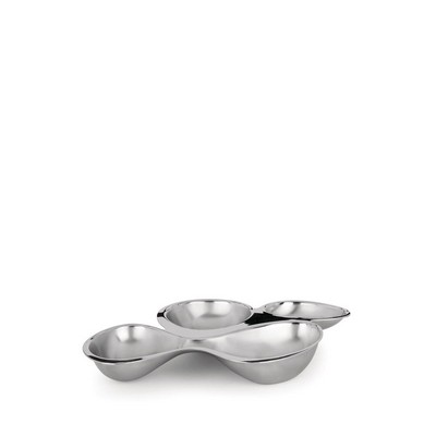 Alessi-Babyboop Antipastiera with four compartments in 18/10 stainless steel